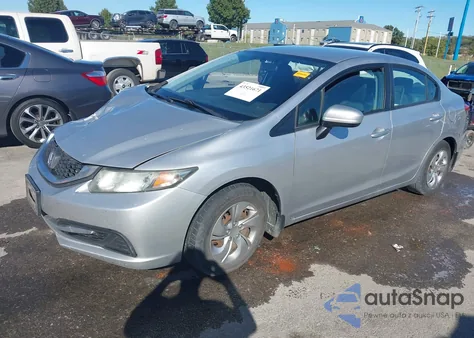 2015 Honda Civic Lx из США, поврежденный, VIN 19XFB2F59FE095029